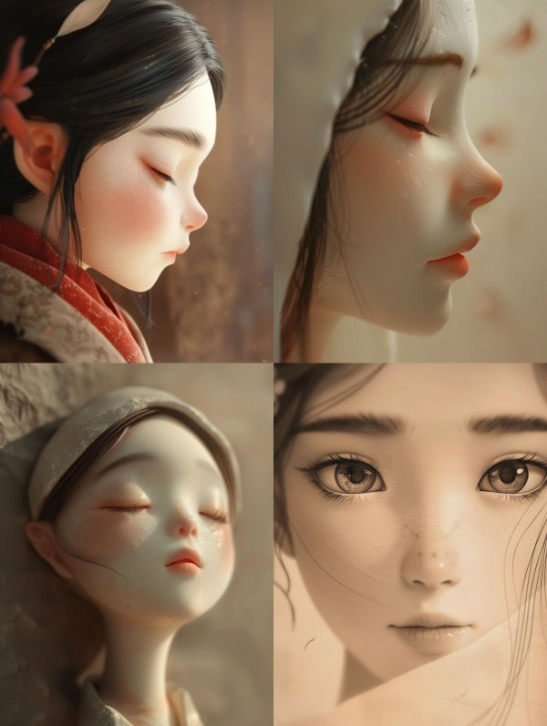 Ethereal Portraits of Serene Beauty