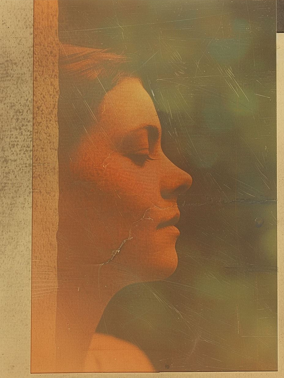 Vintage Soul Portrait in Gold - Image 3