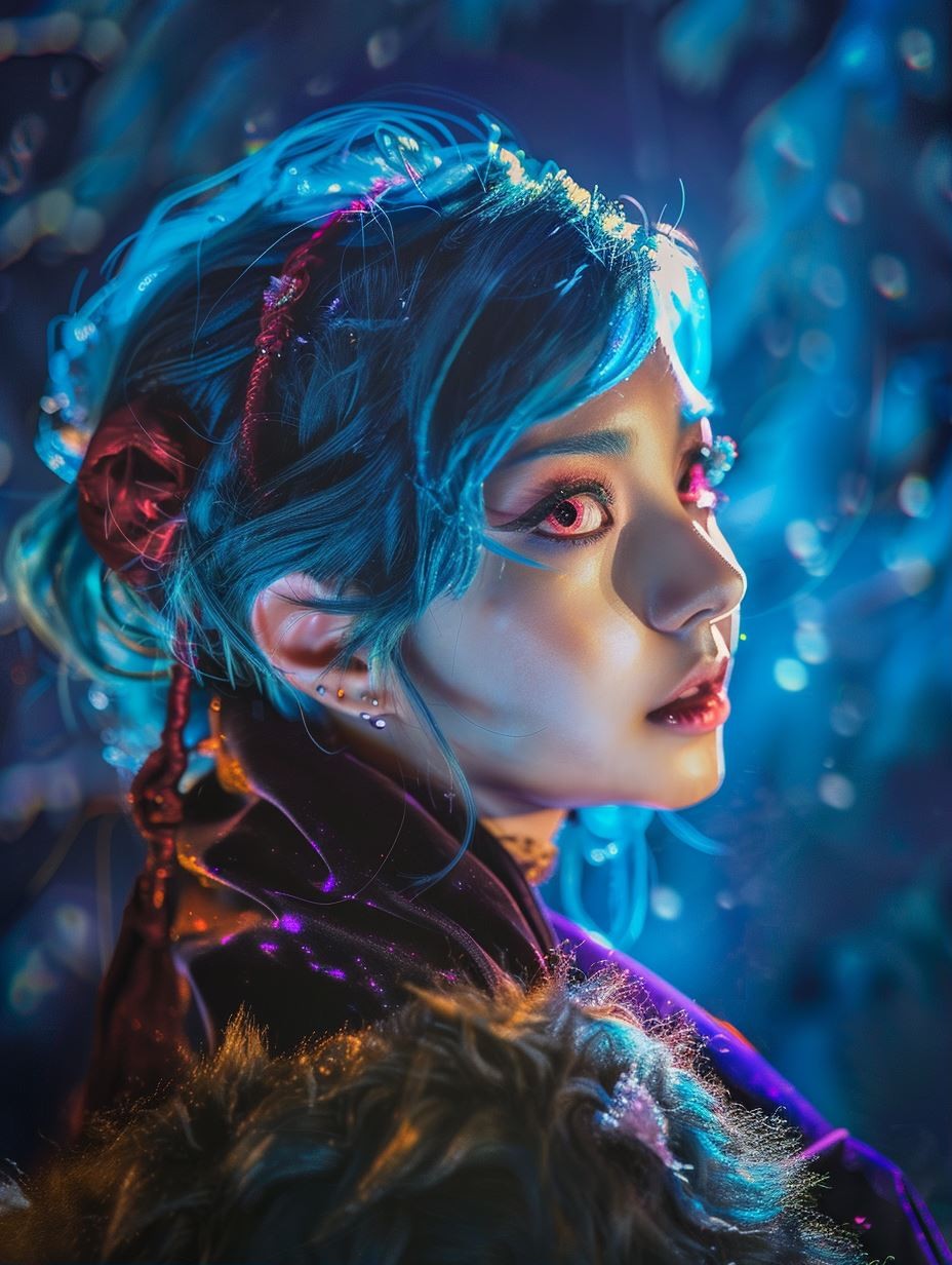 Neon Ethereal Cyber-Glow - Image 1