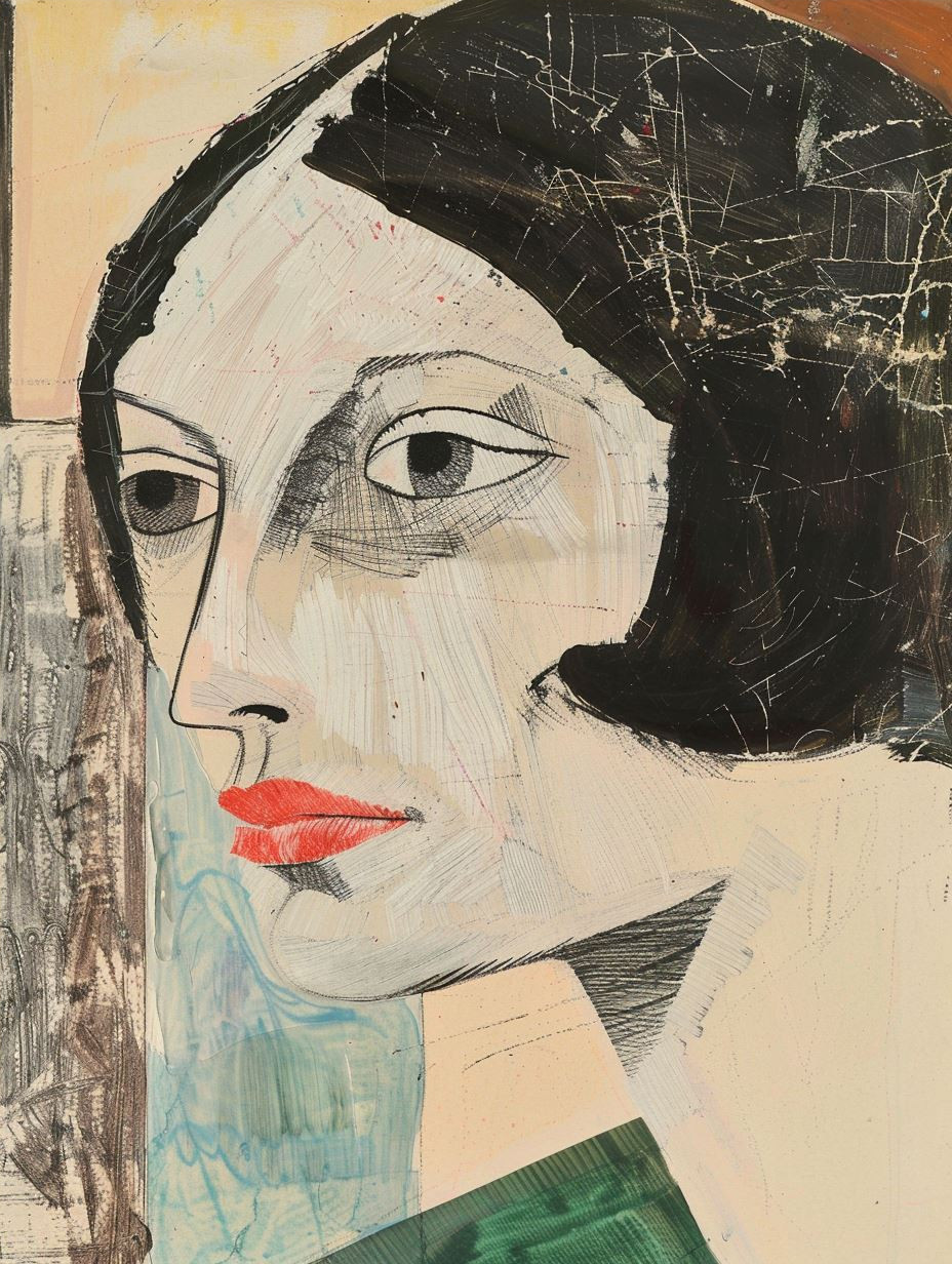 Fragmented Portraits in Cubist Style - Image 4