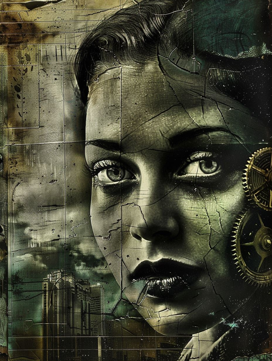 Haunting Echoes of Somber Faces - Image 1