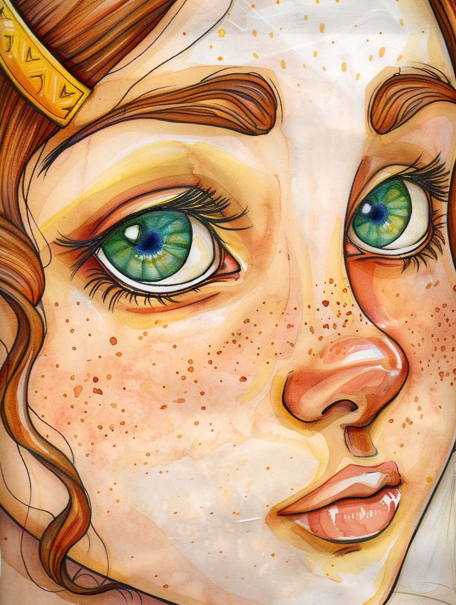 Ethereal Portraits of Whimsical Maidens - Image 4