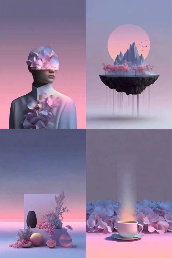Floral Vision Surrealism