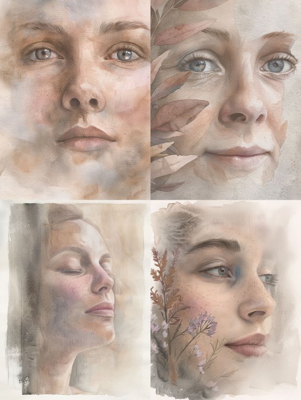 Ethereal Whispers in Watercolor
