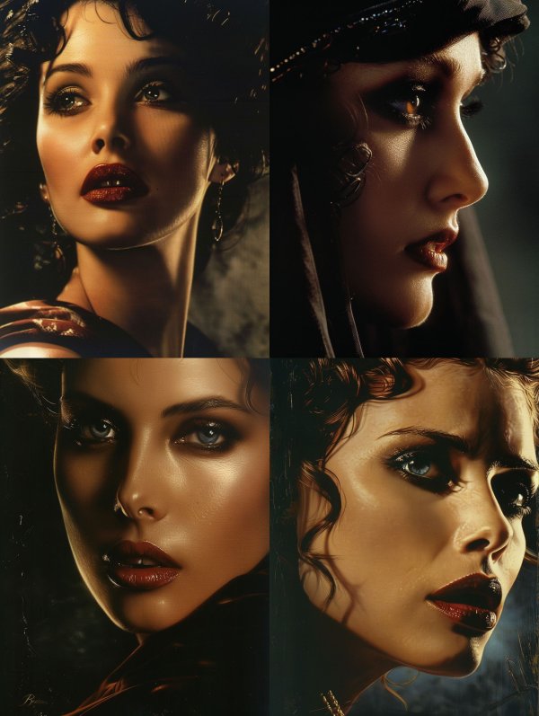 Mystic Noir Cinematic Portraits