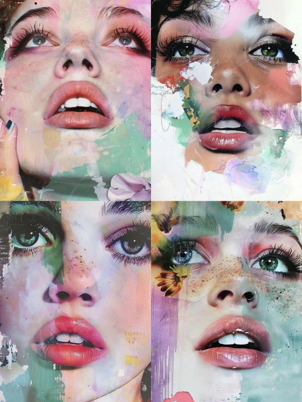 Abstract Ethereal Portraits