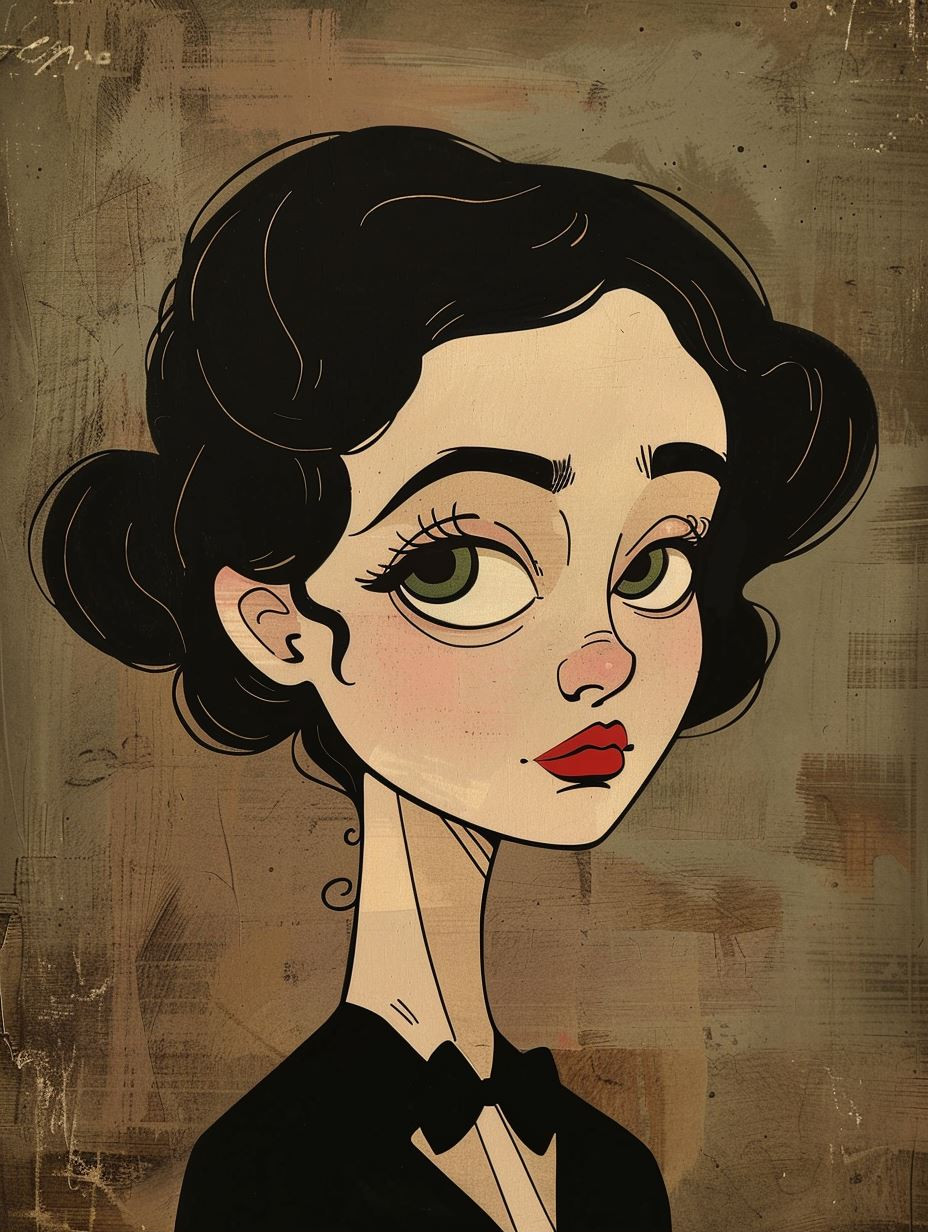 Melancholic Stylized Female Portraits - Image 2