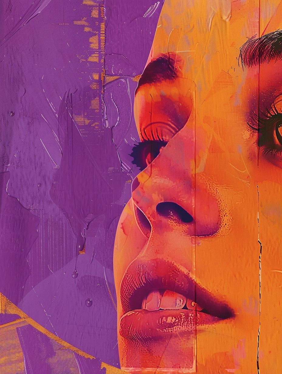 Vibrant Fragments of Feminine Beauty - Image 1