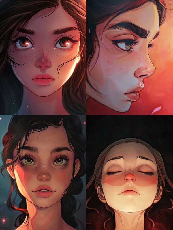 Whispers of the Soul: Digital Portraits