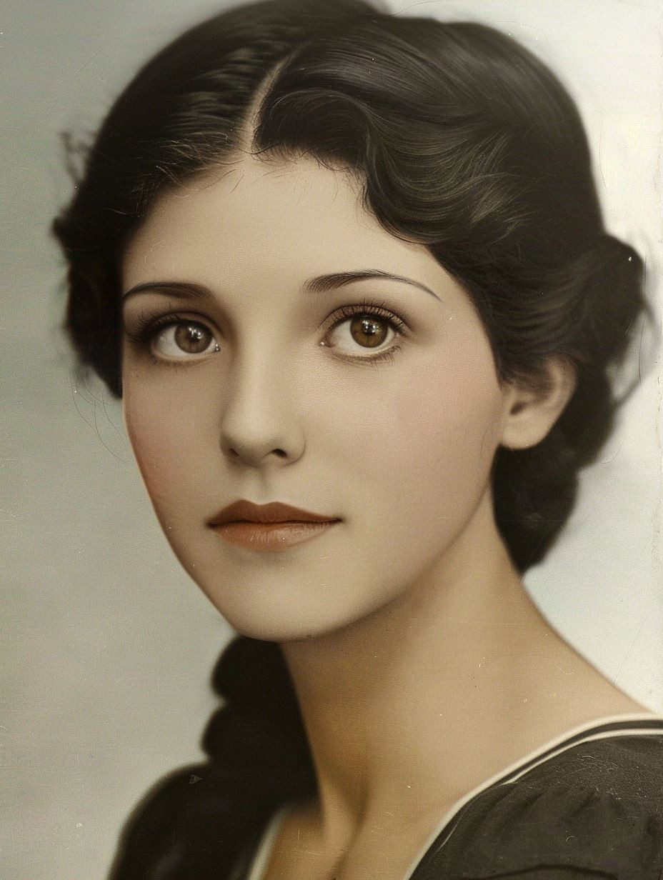 Vintage Cinematic Portrait Elegance