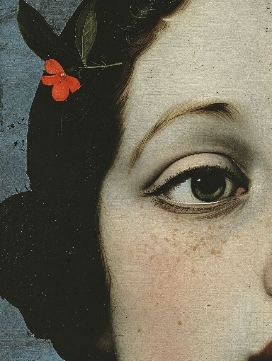 Floral Renaissance Surrealism Collage - Image 3