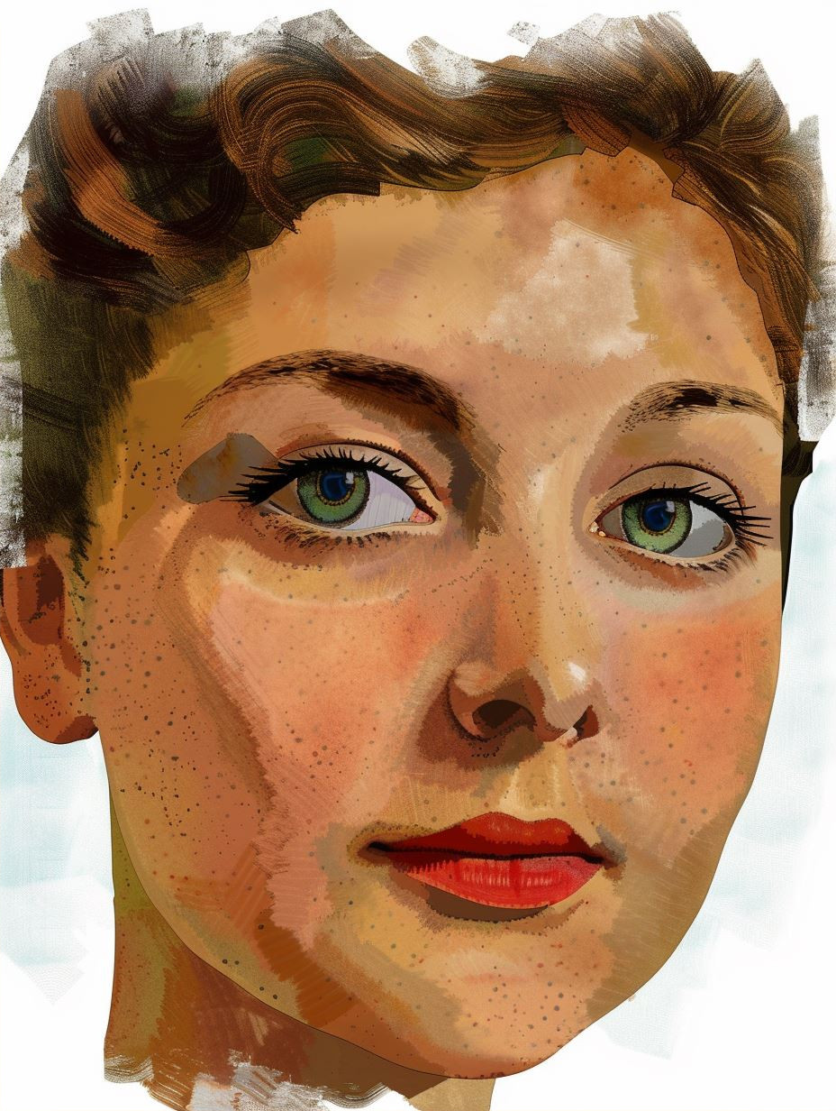 Vintage Oil Portrait Study - Image 2