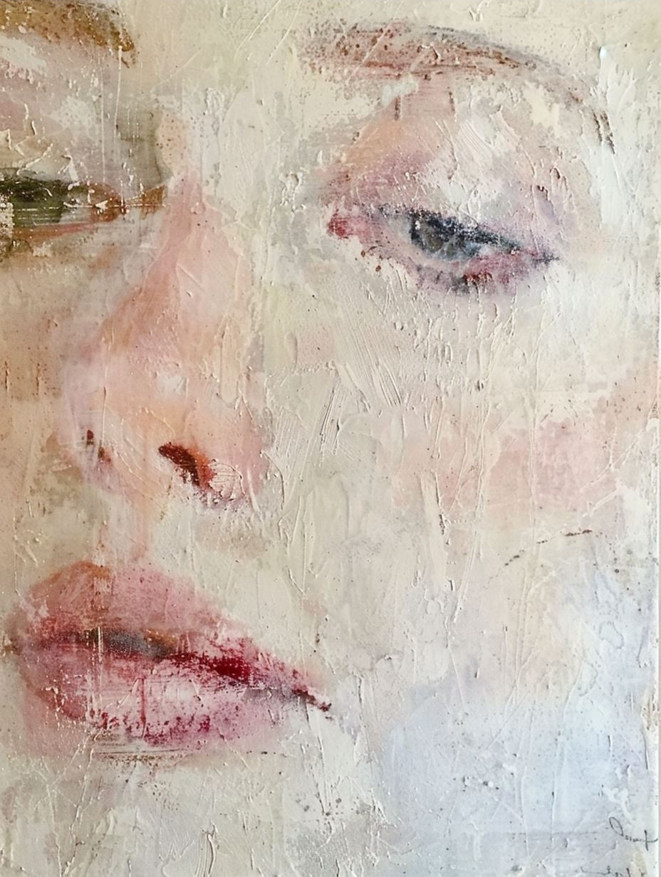 Ethereal Whispers of Painted Portraits - Image 3