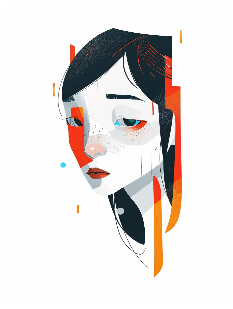 Modern Minimalist Asian Portraits - Image 3