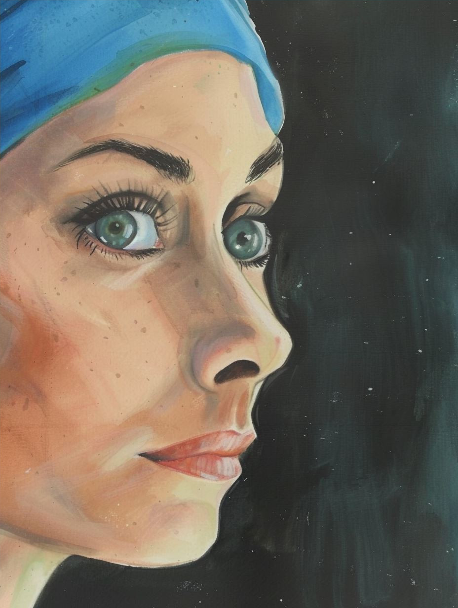 Celestial Gaze Ethereal Portrait - Image 4