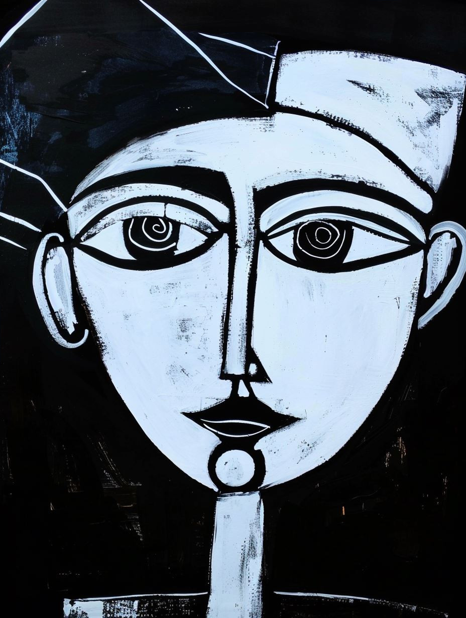 Abstract Monochromatic Female Portraits - Image 4