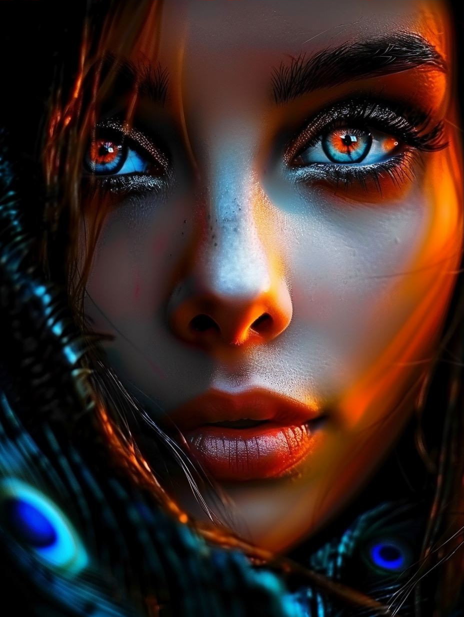 Celestial Fire and Ice Gaze - Image 3