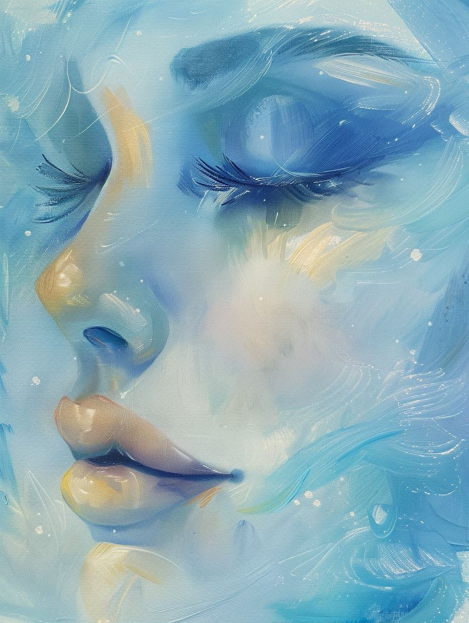 Ethereal Dreams in Azure - Image 2