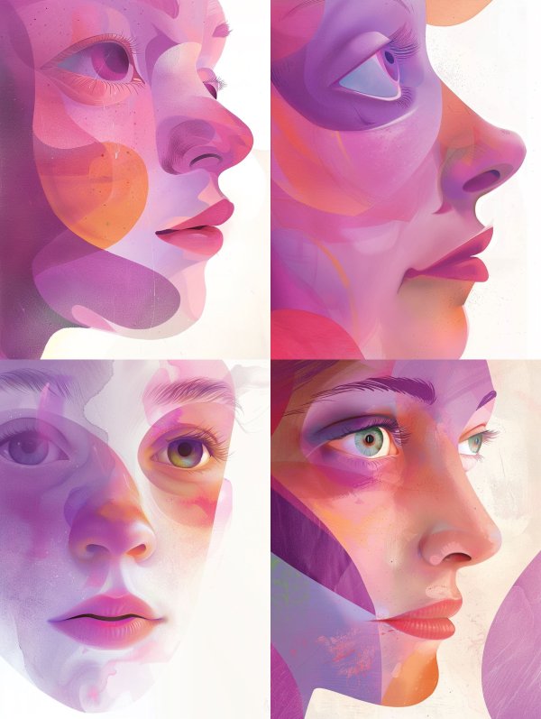 Prismatic Visions of a Woman