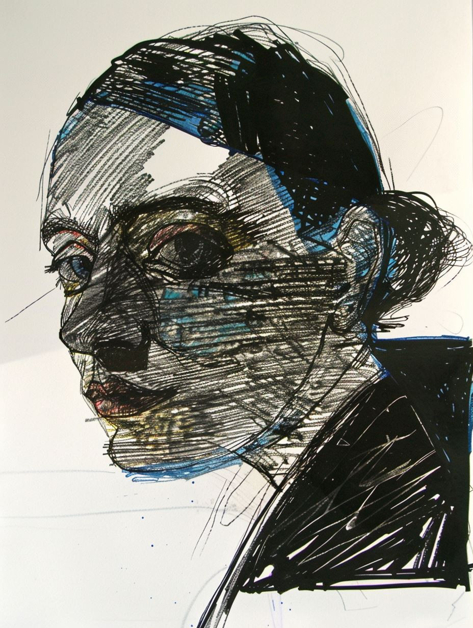 Hatched Soul Portrait - Image 1