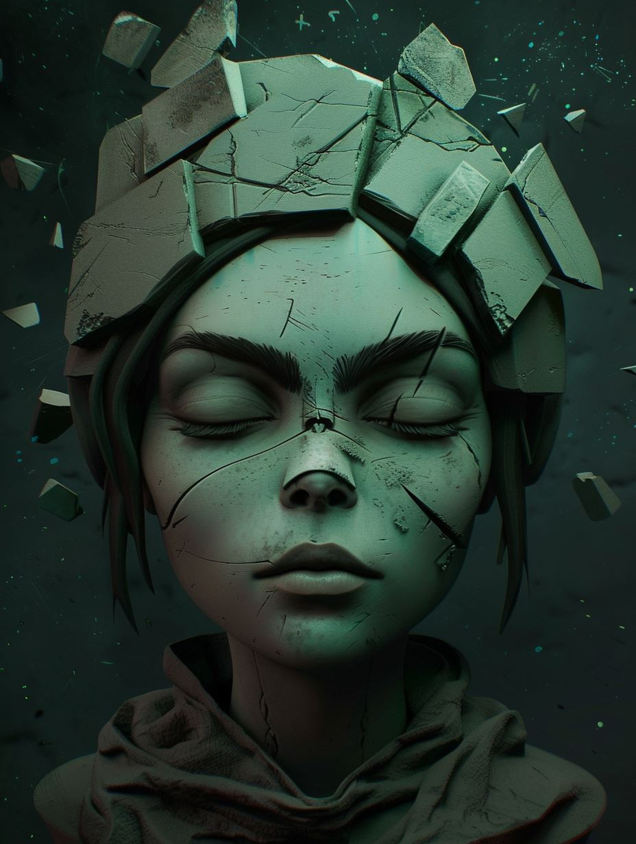 Melancholy Portraits of Fractured Souls - Image 1