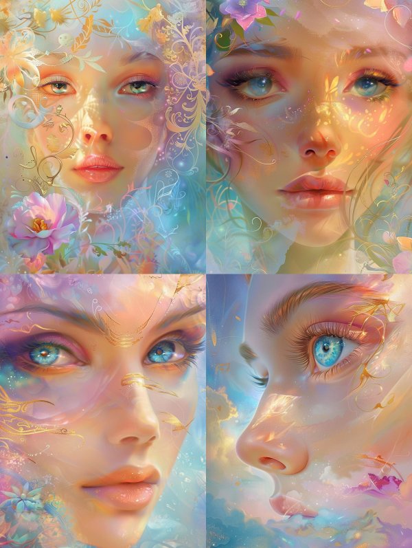Ethereal Blooms: A Floral Dreamscape