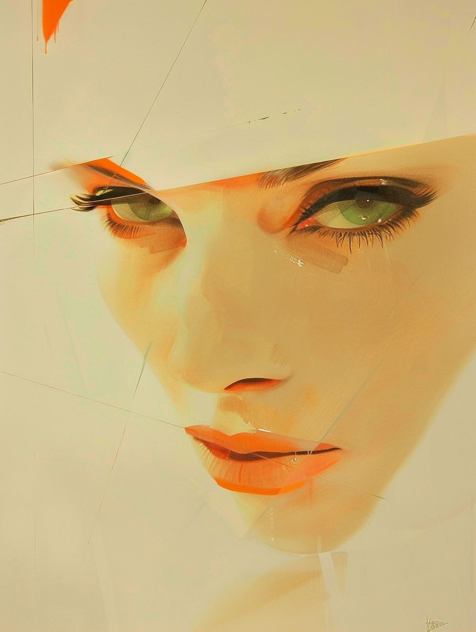 Fragmented Visions of Golden Beauty - Image 1