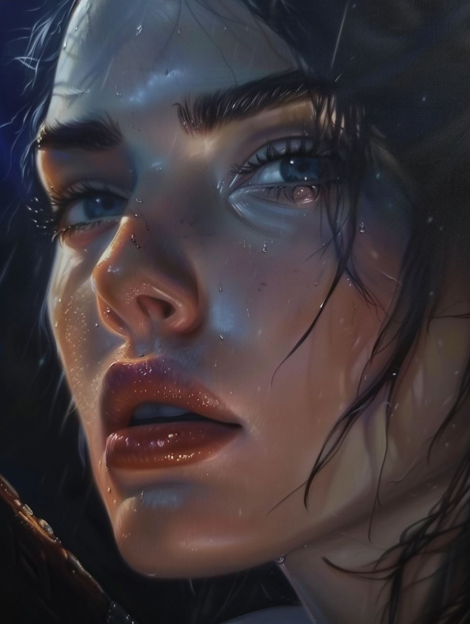 Ethereal Gaze: Four Digital Portraits - Image 4