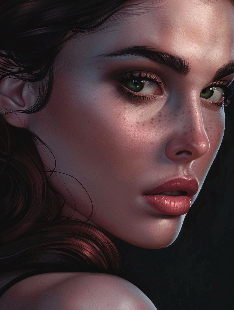 Ethereal Gazes of Dark Elegance - Image 2