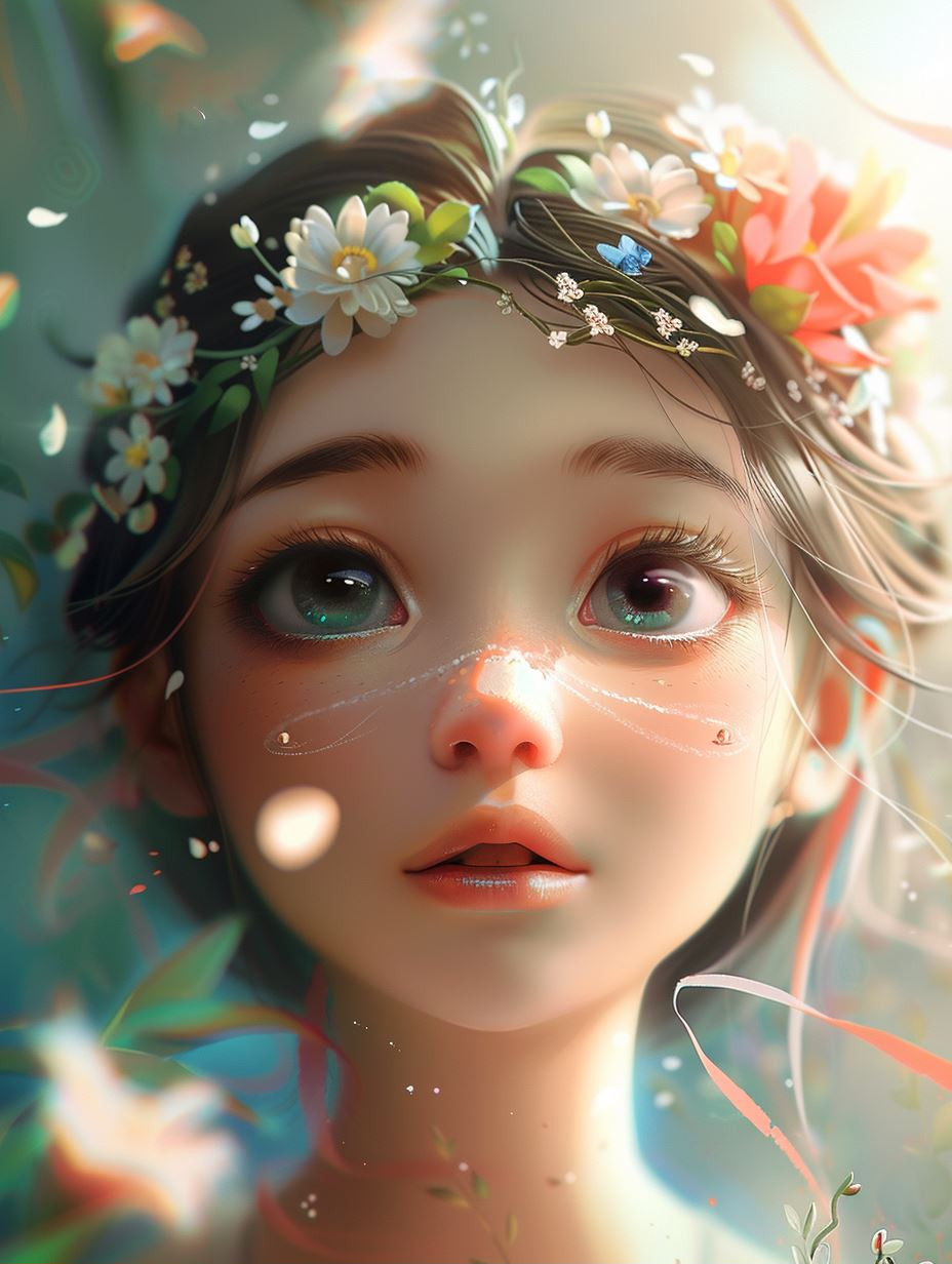 Ethereal Garden Dreams - Image 1
