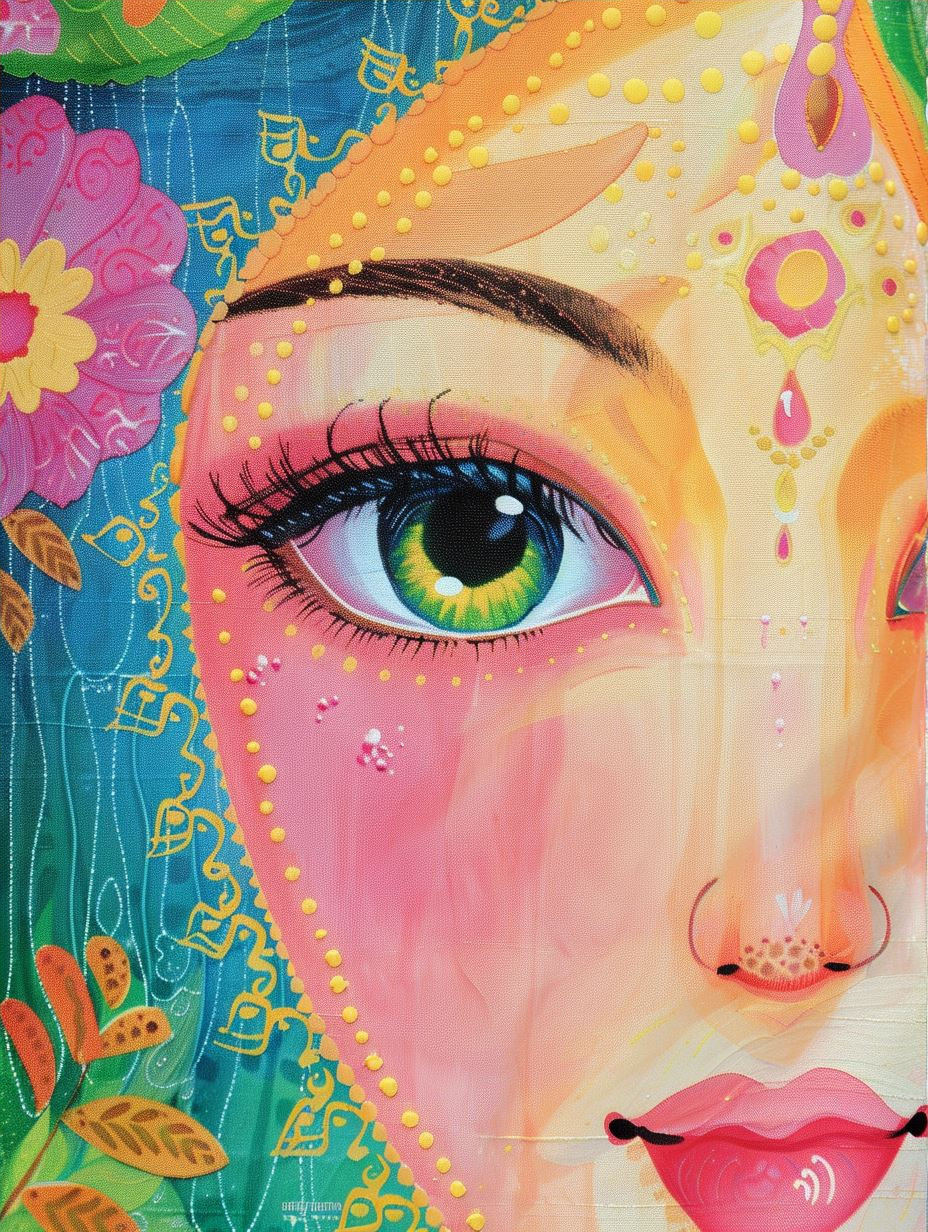 Floral Dreams: Ethereal Digital Portraits - Image 4