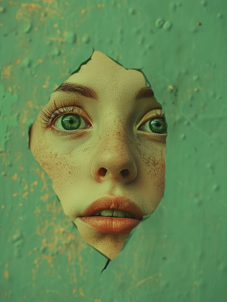 Fragmented Gaze Through Texture