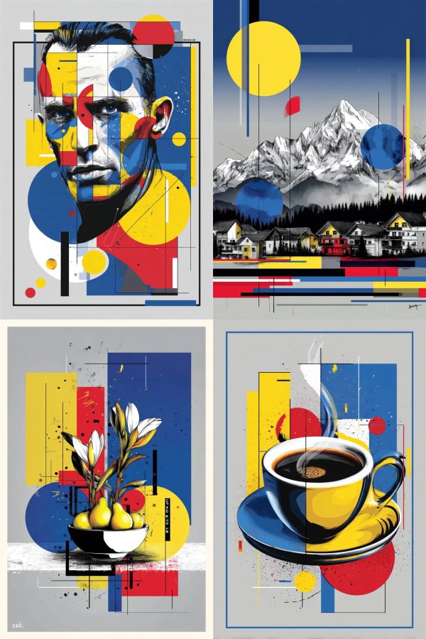 Geometric Fusion Art Collection