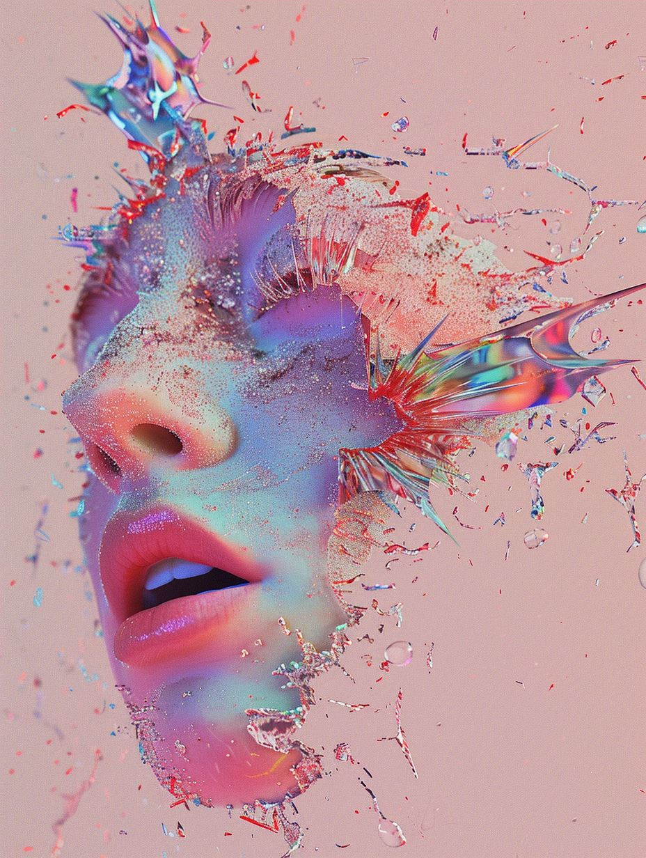 Fragmented Visions of Neon Surrealism - Image 4