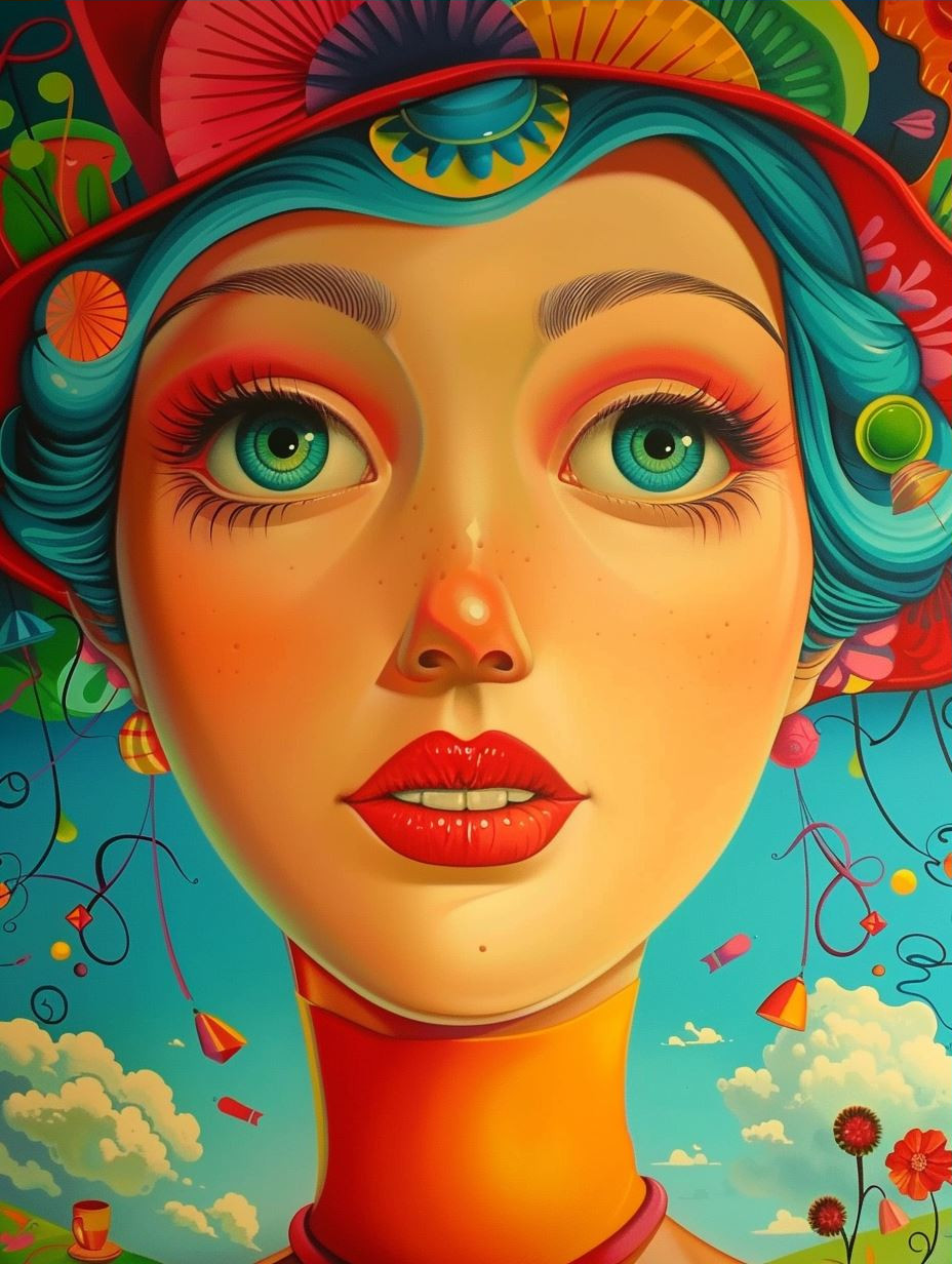 Vibrant Visions of Surreal Feminine Beauty - Image 3