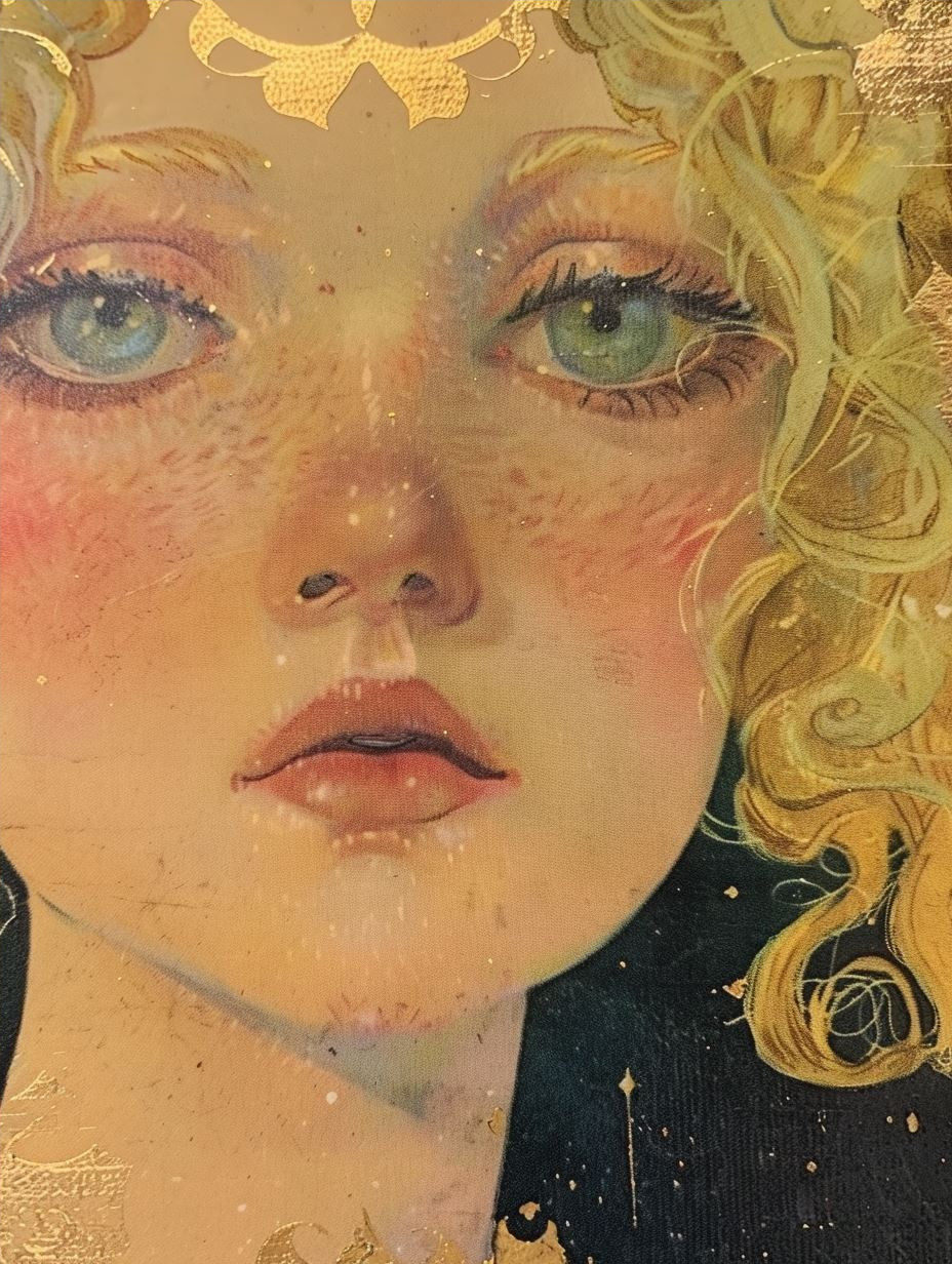 Celestial Gaze in Gold Dust - Image 4