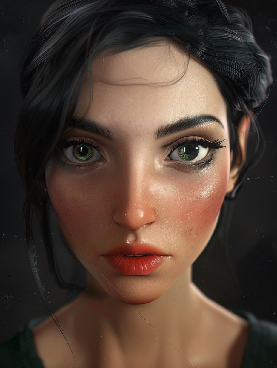 Mystic Gazes: Digital Portrait Series - Image 3