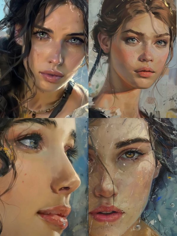 Ethereal Visions of Digital Beauty