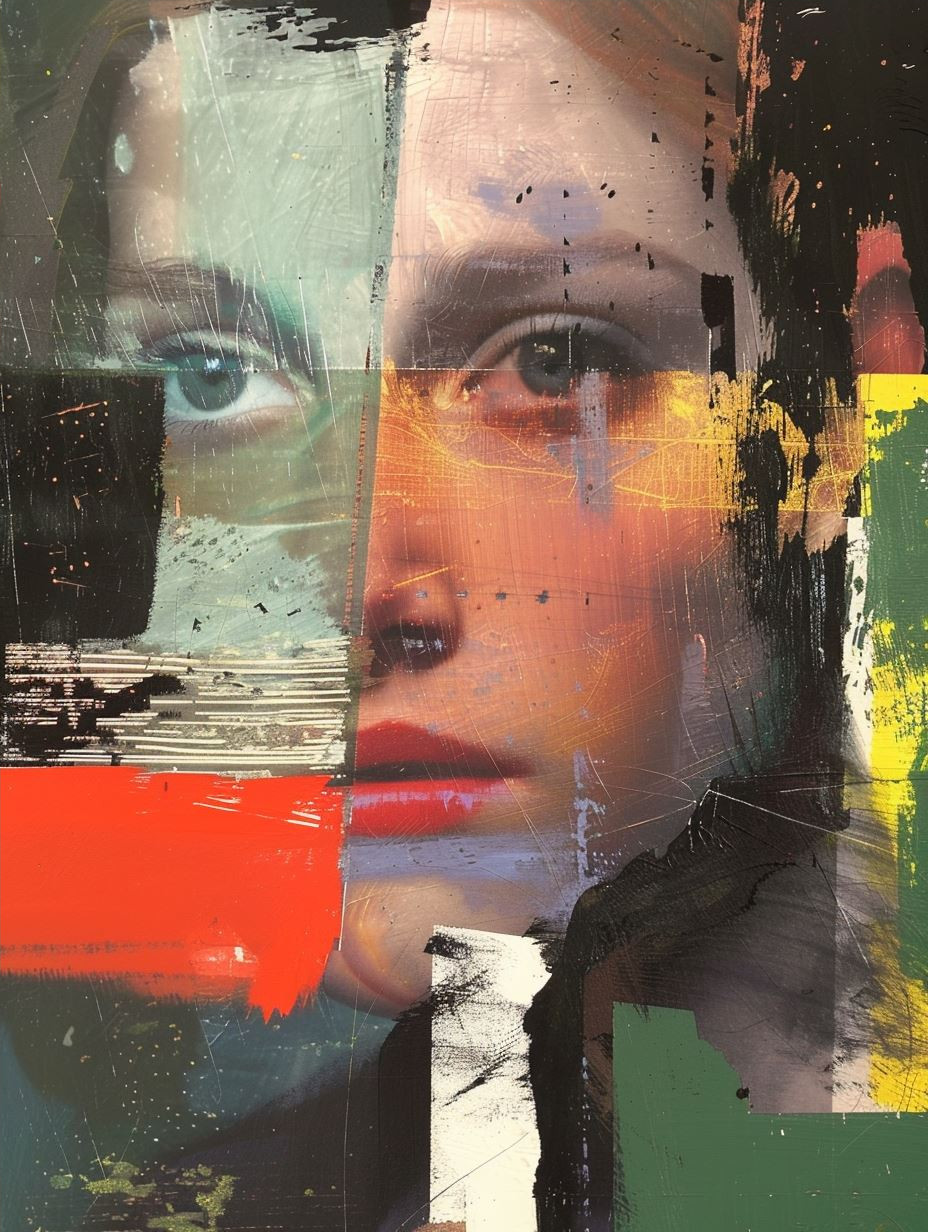 Fragmented Soul in Abstract Layers - Image 4