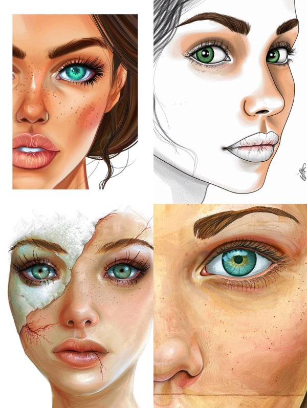 Digital Art Evolution of a Portrait