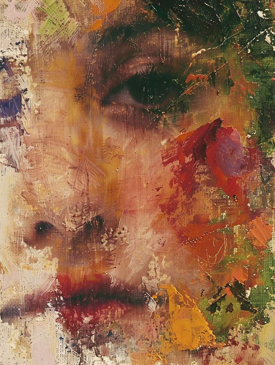 Abstract Ethereal Portrait Fragments - Image 2