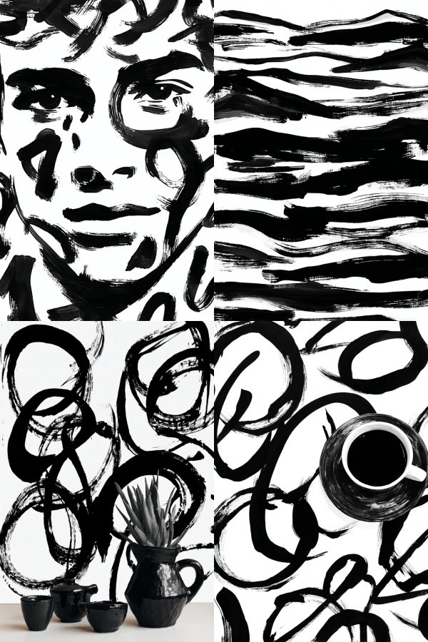 Ink Stroke Portrait