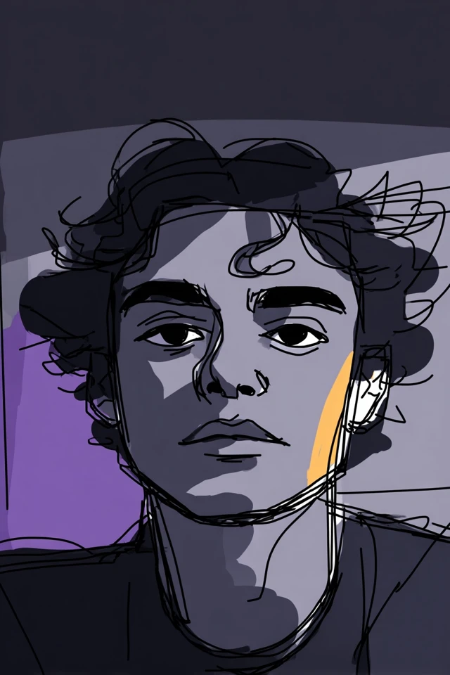 Moody Urban Sketch