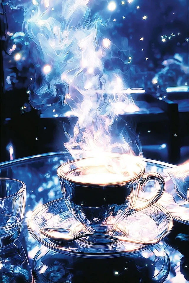 Midnight Blue Anime Aesthetic Collage - Image 4