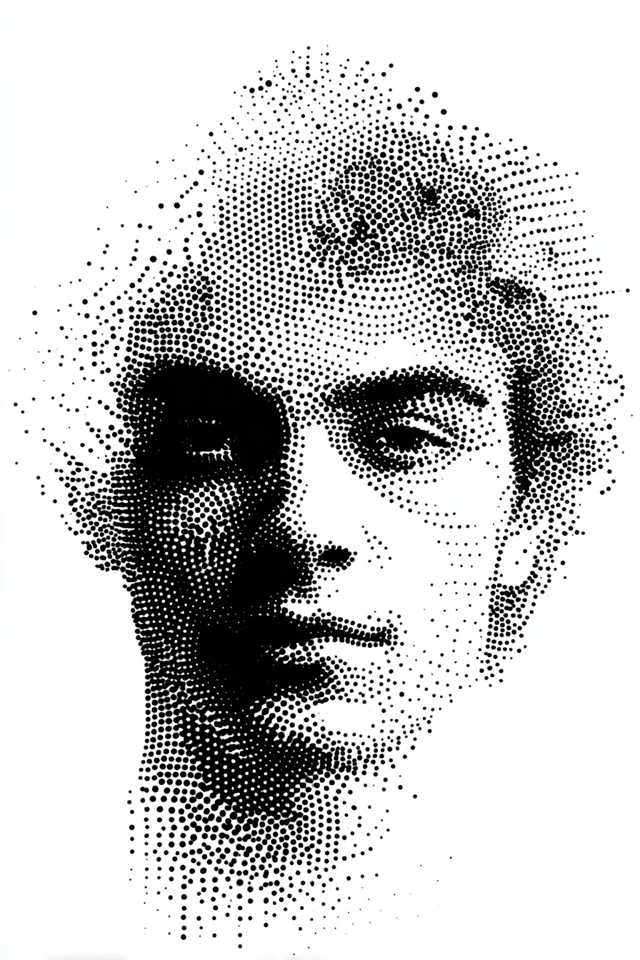 Digital Dissolution: A Study in Stippling - Image 1
