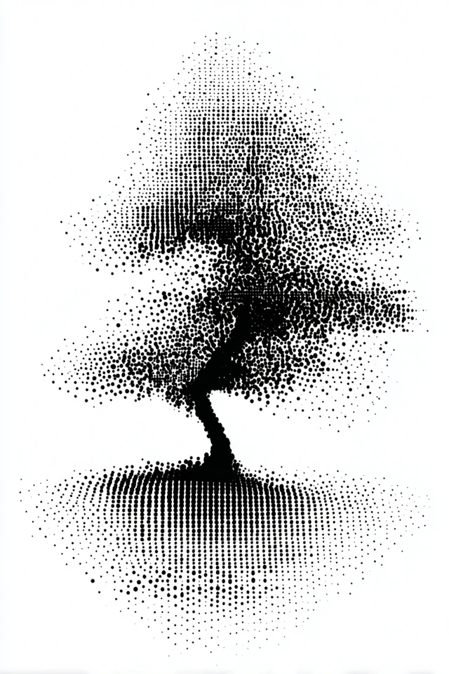 Digital Dissolution: A Study in Stippling - Image 5