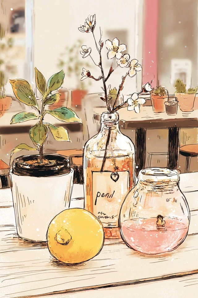 Cozy Anime Aesthetics Collage - Image 3