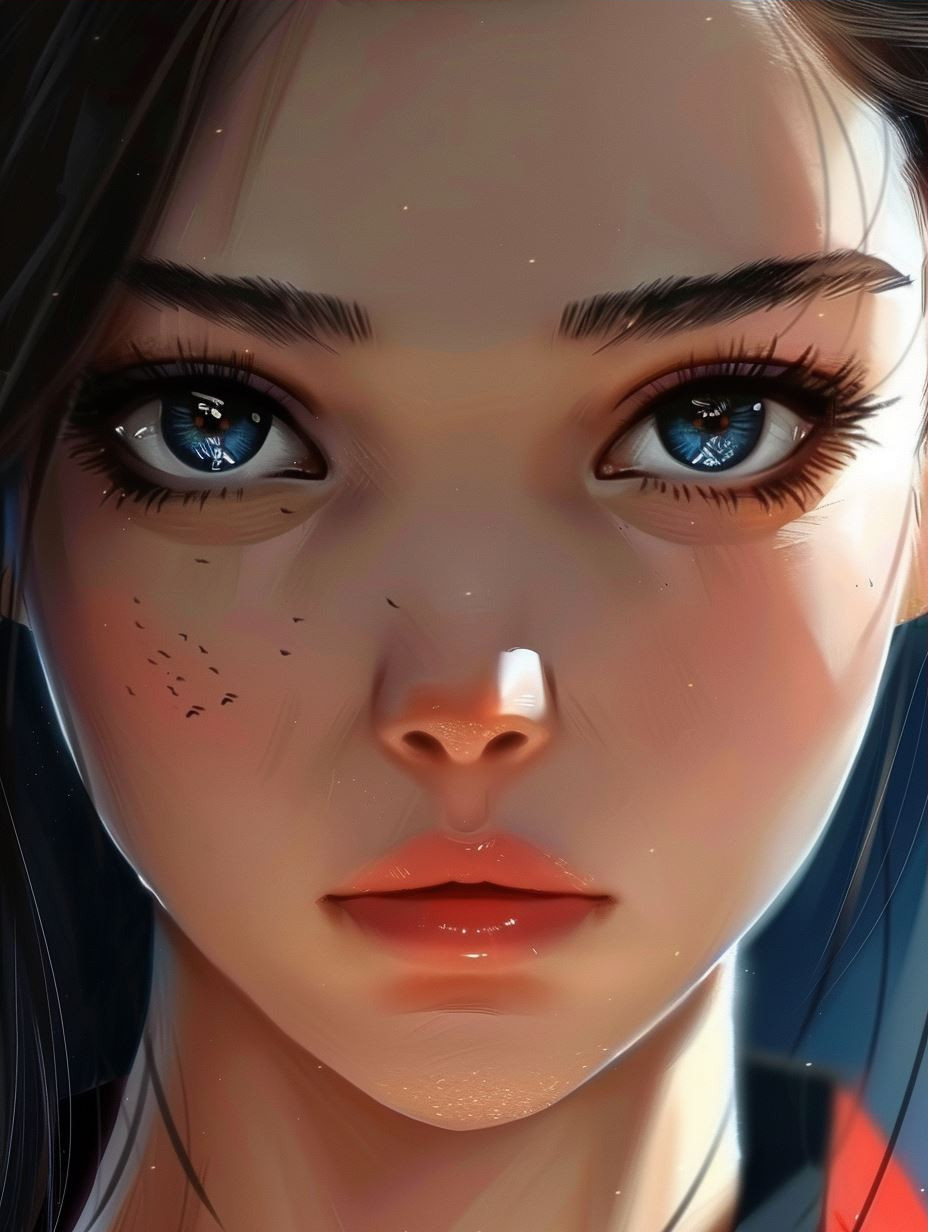 Digital Portraits of a Mysterious Woman - Image 3