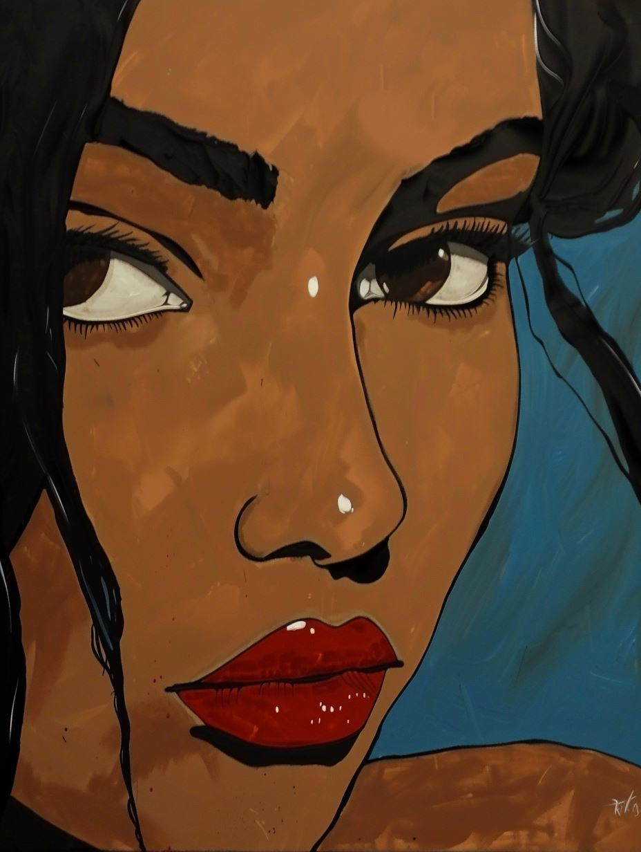 Modern Stylized Female Portrait Studies - Image 3