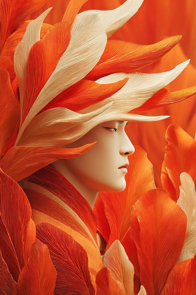 Crimson Petal Dream - Image 1